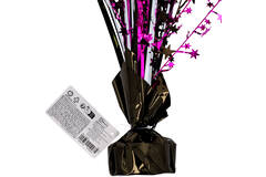 Spray Centrepiece Starlight Birthday Pink Foil / Paper 45.7 cm