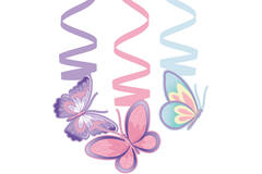6 Swirl Decorations Flutter Garden