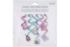 6 Swirl Decorations Flutter Garden