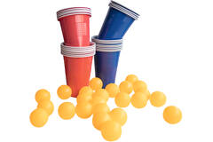 Drinking Game Beer Pong 30 Pieces Plastic