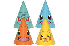8 Cone Hats Pokémon 2024 Paper Height 16 cm