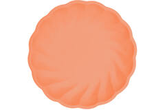 6 Plates Vert Decor Round Dark Orange 18.8 cm