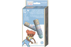 2 balloon confetti poppers with colourful paper confetti, reusable