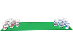 Drinking Game Shot Pong 15 Pieces Plastic / Glass