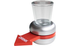 Drinking Game Shot Spinner 2 Pieces Plastic