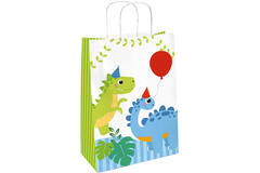 8 Paper Bags Dino Jungle