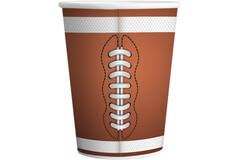 6 Cups Touch Down Party! Paper 500 ml