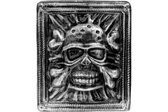 Wall Plaque Skull Plastic