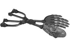 Serving Spoon Tongs Skeletton Plastic
