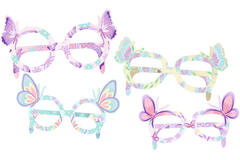 8 Flutter Garden Paper Glasses