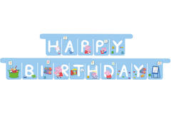 Pennant Banner Happy Birthday Peppa Pig