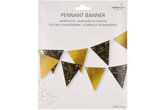 Pennant Banner Starlight Birthday Bon anniversaire Paper 400 x 19 cm