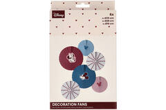 Deco Fan Set - Mickey&Minnie - Gender Reveal - 6 pieces