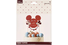 Cake Topper - Mickey&Minnie - Gender Reveal - 19 x 25 cm