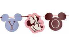 Letter Banner - Mickey&Minnie - Gender Reveal - 3 m