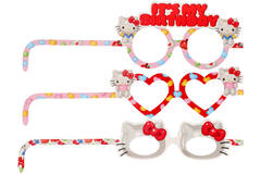 8 Hello Kitty paper Fun Glasses 
