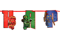 LEGO Ninjago Letter Banner