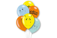 6 Latex Balloons Pokémon 2024 27.5 cm / 11"