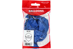 Latex Balloons - Blue - 28 cm - 10 pieces