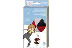Football ball cover with 3 latex balloons 28 cm