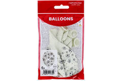 Latex Balloons - Soccer Ball - 28 cm - 6 pieces