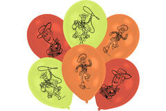 Woody Latex Balloon - One Sided Print 9" / 22.8 cm