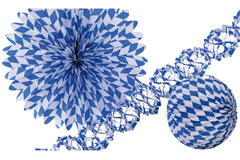 Decoration Kit Bavaria Paper 3 Pieces 25 cm / 50 cm / 400 x 12 cm