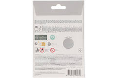 Foil balloon Number 5 - Moonlight Silver - Satin Gloss - 86 cm
