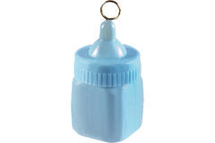Balloon Weight Baby Bottle Blue 80 g/2,8 oz