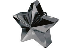 Balloon Weight Star Black 150 g / 5.3 oz