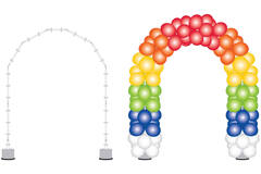 Balloon Arch Latex 251.4 cm / 99" x 226 cm / 89"