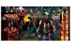 Banner Creepy Carnevil Plastic 165,1 x 85 cm