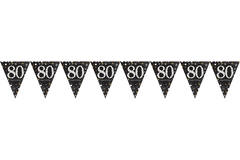 Pennant Banner 80 Sparkling Celebration Gold Foil 396.2 x 21.5 cm
