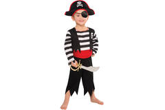 Child Costume Deckhand Pirate Age 3 - 4 Years