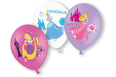 6 Latex Balloons Disney Princess 27.5 cm / 11"