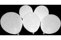 5 Latex Balloons LED White 27.5 cm / 11"