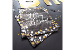 16 Napkins Sparkling Celebrations gold 33 x 33 cm