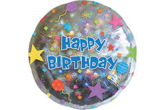 18in/45cm Happy Birthday Confetti