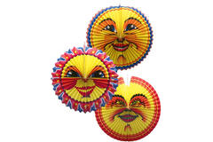 Lantern Sun & Moon Paper Assorted 36 - 42 cm