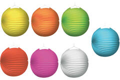Lantern Transparent Paper Assorted 25 cm