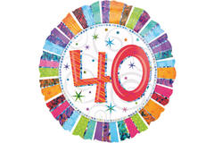 40th Birthday Letter Balloon - 46 cm