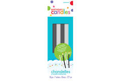 18 Candles Birthday Black & White Height 17.7 cm