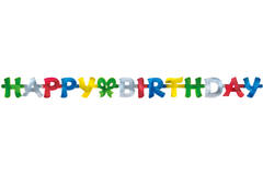 Letter Banner Happy Birthday Paper 140 x 11cm