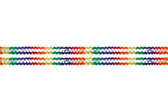 2 Garlands Rainbow Paper 7 x 250 cm