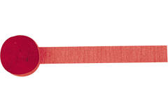 Crepe Streamer Apple Red 4.4  cmx 24.7 m
