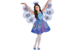Child Costume Pretty Peacock Age 8 - 10 Years