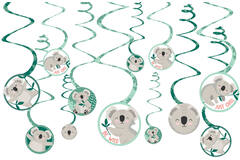 12 Swirl Decorations Koala Paper