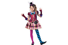 Child Costume Miss Hatter Age 12-14 Years