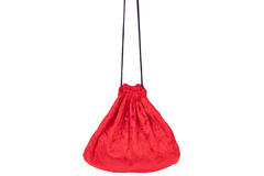 Costume Accessory Glamorous Witch Bag Red