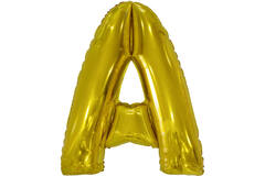 Large Letter A Gold Foil Balloon N34 Packaged 86 cm x 67 cm
